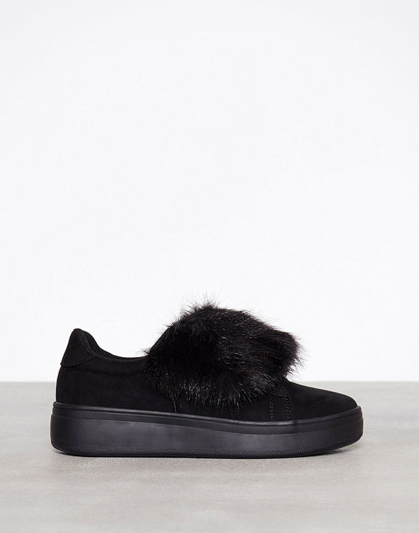 Duffy Faux fur sneaker Svart