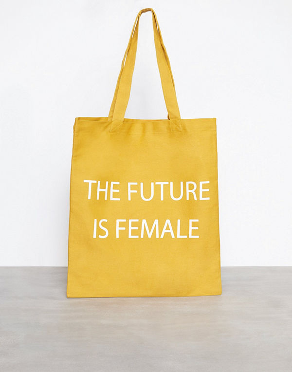 Pieces Pcfemale Canvas Shopper Gul