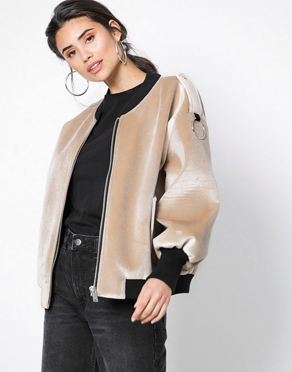 NORR omönstrad bomberjacka Bernice jacket