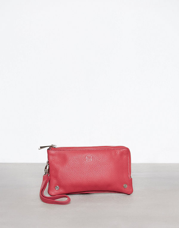 NYPD rosa axelväska Walletbag Pisa Röd