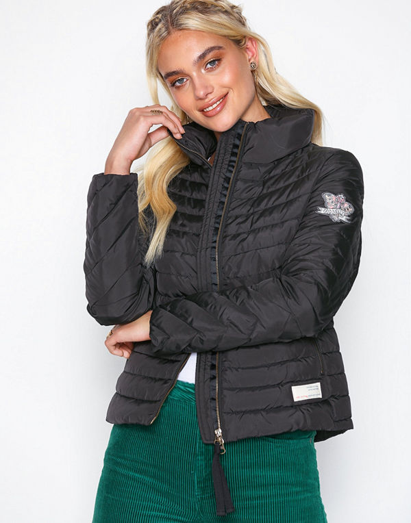Odd Molly svart bomberjacka downfall jacket Almost Black