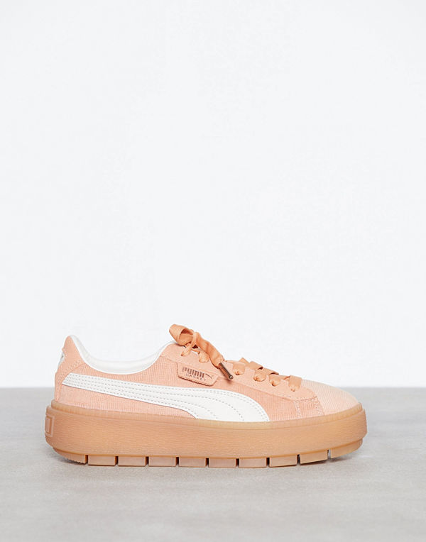 Puma Pltaform Trace Corduroy Peach