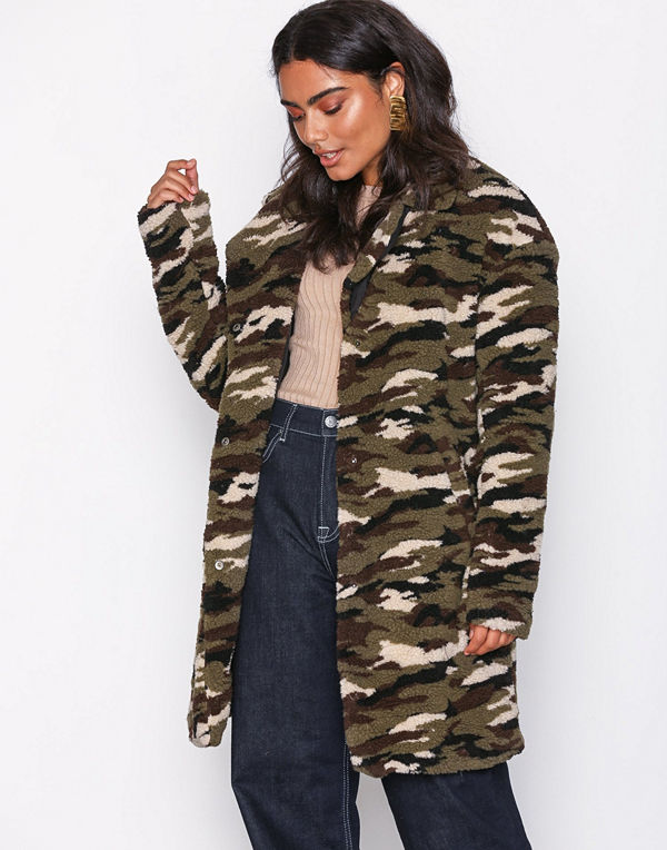 Vila Vifaira Faux Teddy Coat