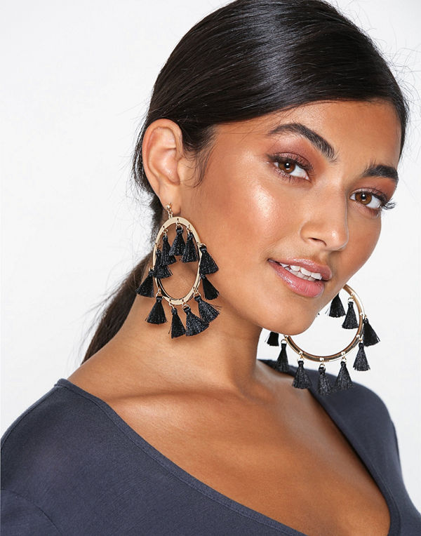 Freedom by Topshop örhängen Tassel Hoop Earring