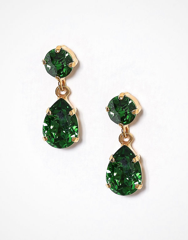 Caroline Svedbom örhängen Mini Drop Earring Moss