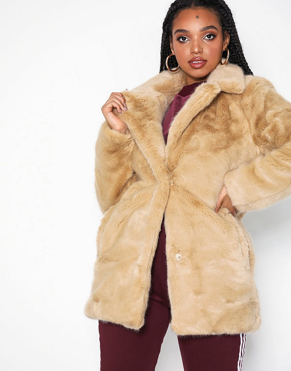Only onlMILANA Faux Fur Coat Otw