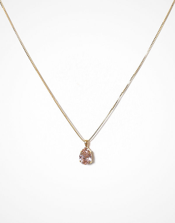 Caroline Svedbom halsband Mini Drop Necklace Rose