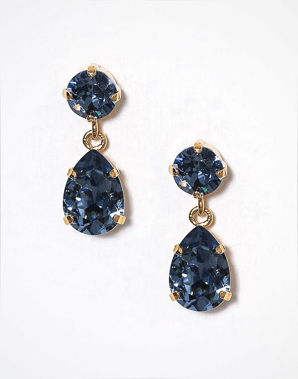 Caroline Svedbom örhängen Mini Drop Earring Blå