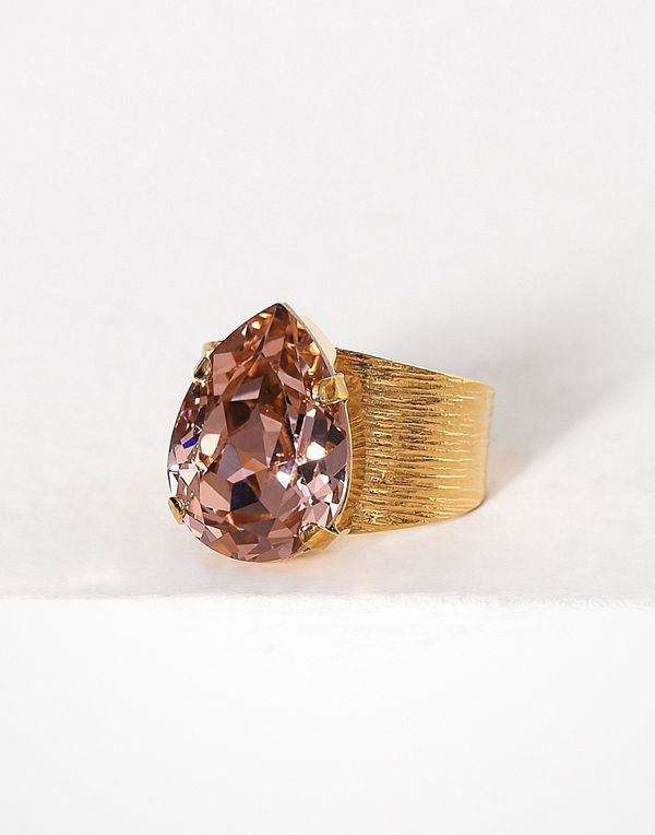 Caroline Svedbom Classic drop ring Rose