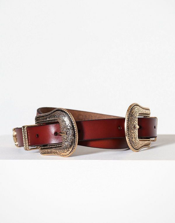 Only onlANNLISE Leather Double Belt Acc