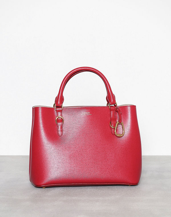 Lauren Ralph Lauren Medium Satchel Röd