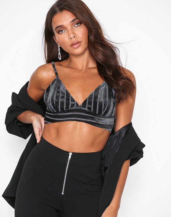 Missguided Striped Co Ord Bralet