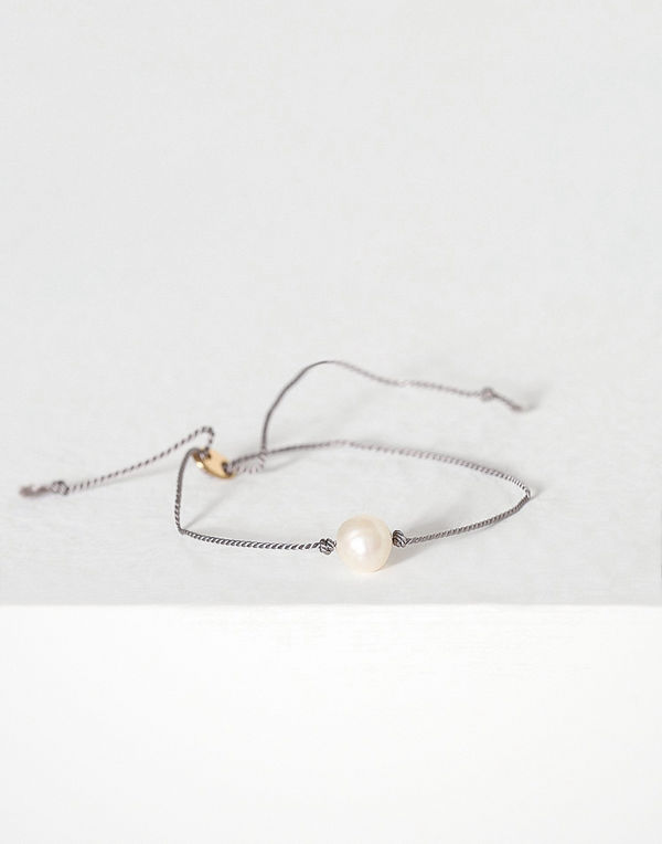 MINT By TIMI armband Pearl silk bracelet, gold