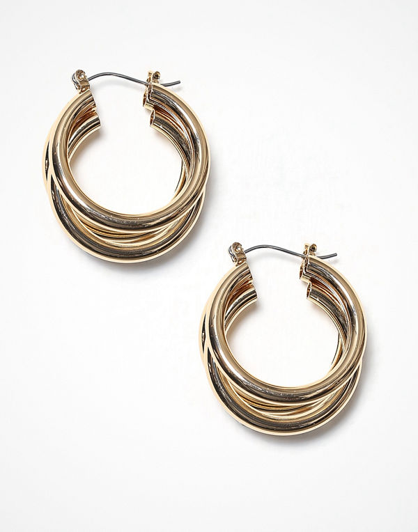Freedom by Topshop örhängen Layered Tube Hoop