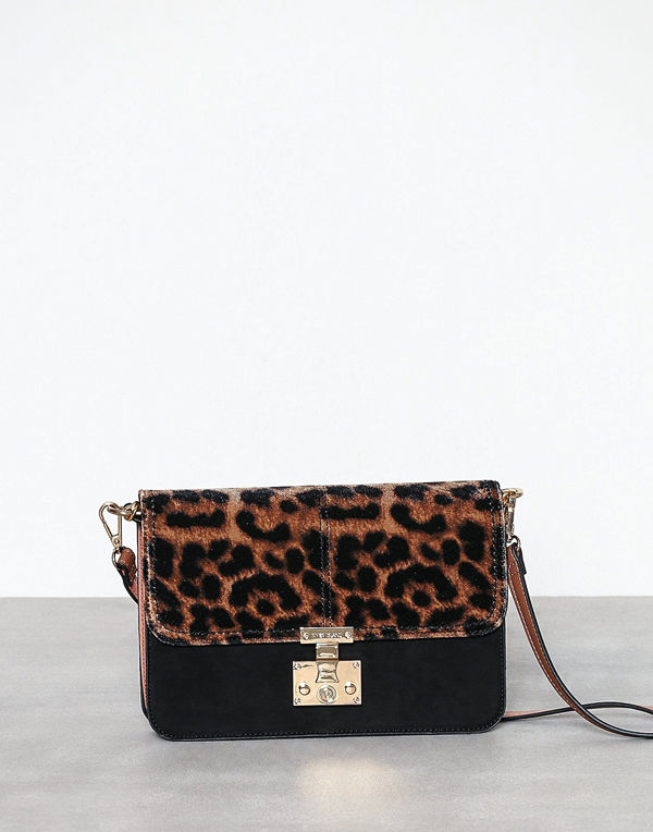 River Island mönstrad axelväska Leopard Lock Underarm Bag