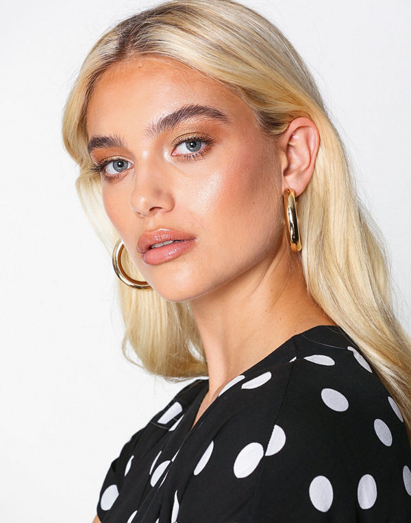 NLY Accessories örhängen Thick Round Hoops