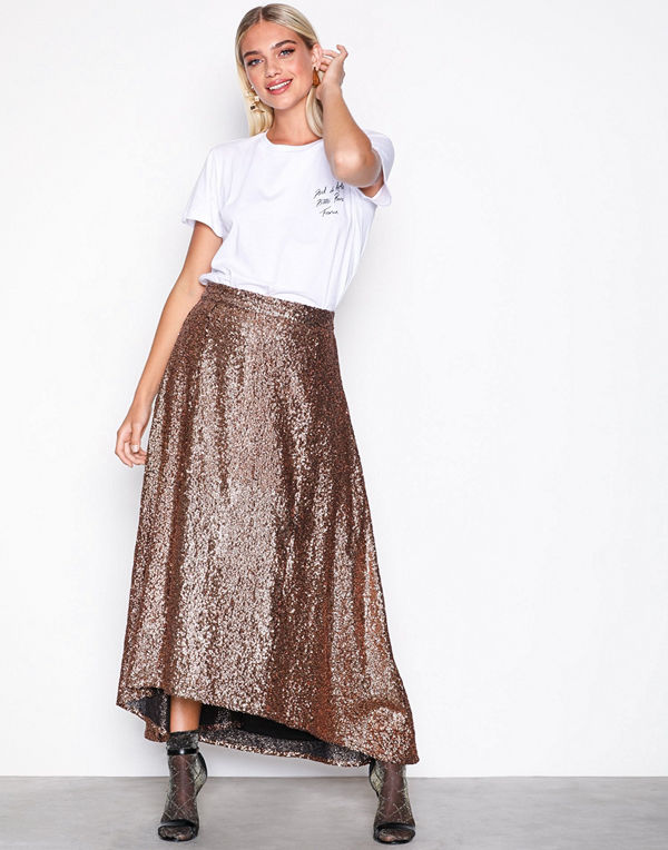 Gestuz Tito skirt Copper