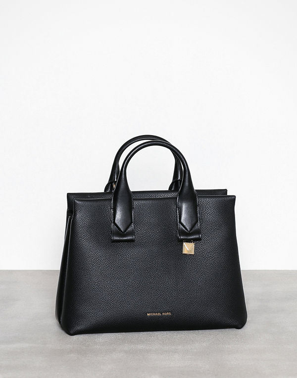 MICHAEL Michael Kors svart axelväska Rollins Lg Satchel