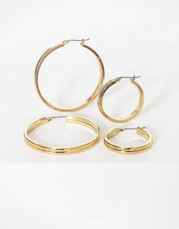 Pieces örhängen Pckarla Creol Set Guld