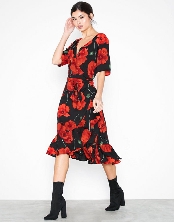 Jacqueline de Yong Jdyindie 2/4 Wrap Dress Wvn