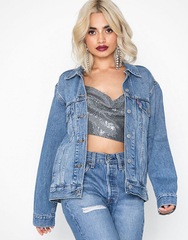 Levi's Exboyfriend Trucker Soft as Bu