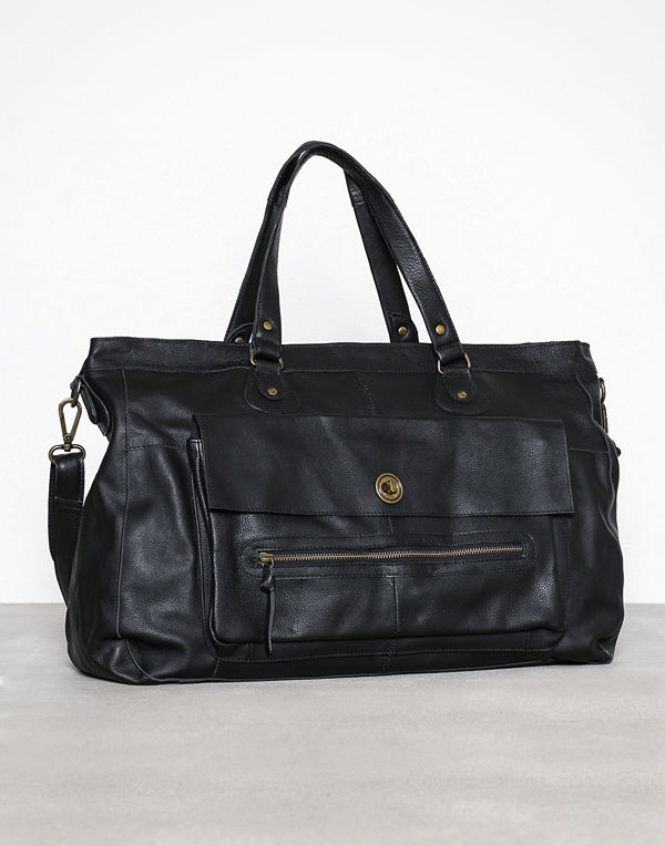 Pieces Pctotally Royal Leather Travel Bag