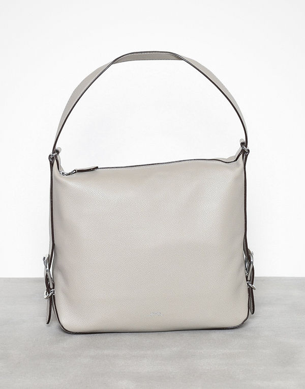 Lauren Ralph Lauren vit axelväska Slouch Hobo-Hobo-Medium