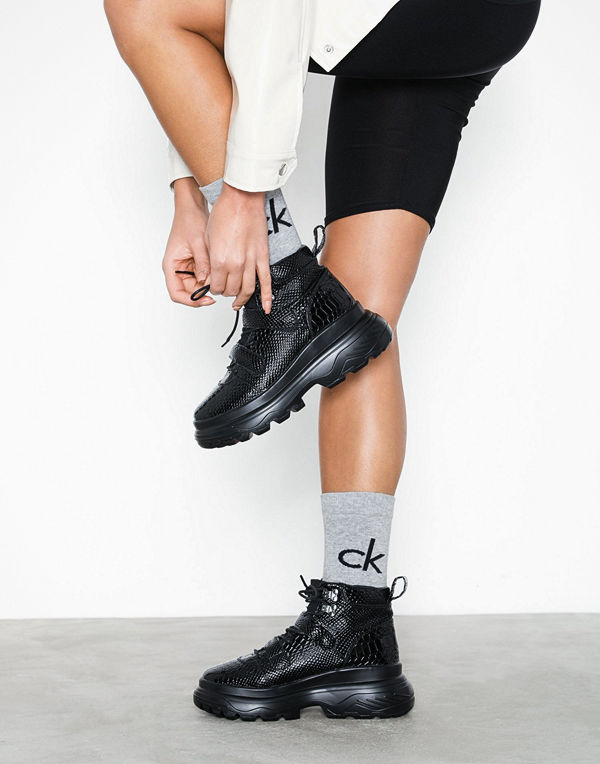 Missguided Double Sole Hiking Strap Trainer