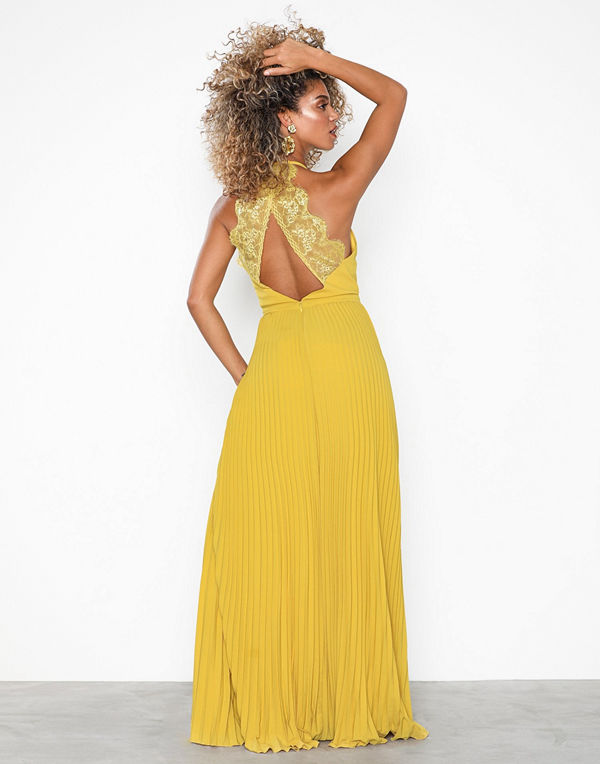 NLY Eve Pleated Lace Gown Gul