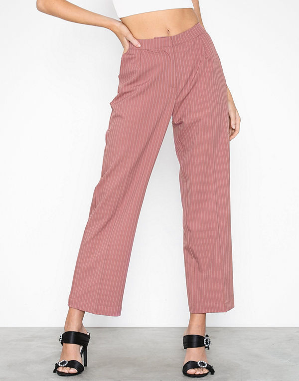 Pieces randiga byxor Pcbibi Mw Ankle Pants
