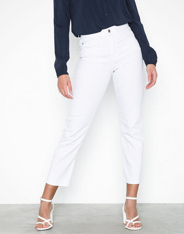 Jacqueline de Yong Jdybodien Straight Reg White Ankle