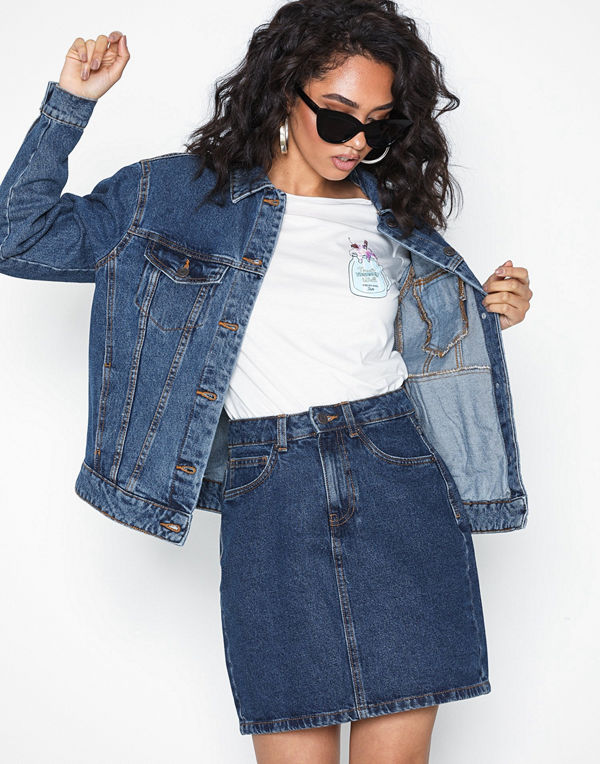 Vero Moda Vmkatrina Ls Denim Loose Jacket Bo