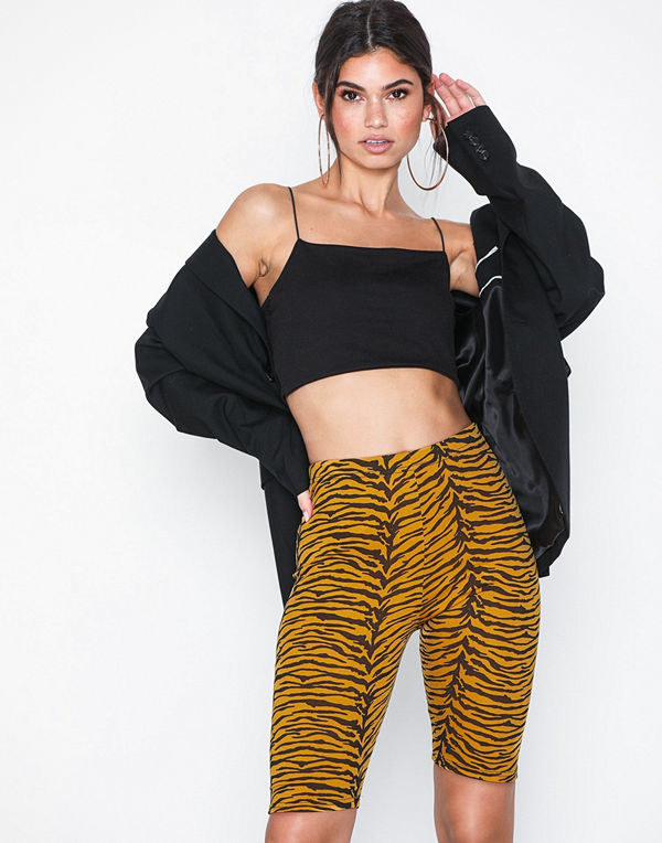 Missguided Animal Print Cycle Shorts