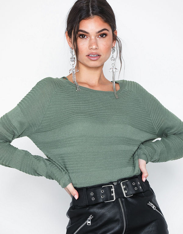 Only onlCAVIAR L/S PULLOVER KNT NOOS