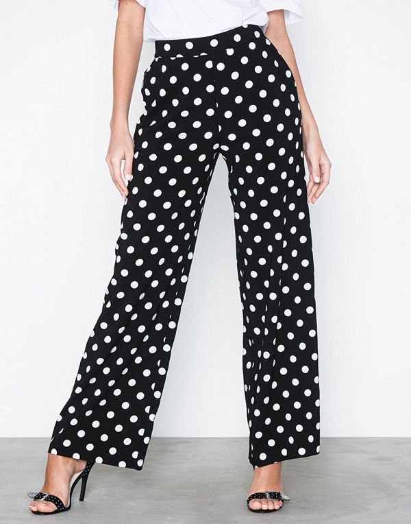 Vila prickiga byxor Vidotla Wide Pant