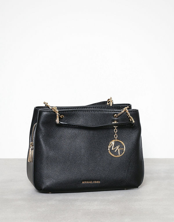 MICHAEL Michael Kors svart axelväska Md Satchel