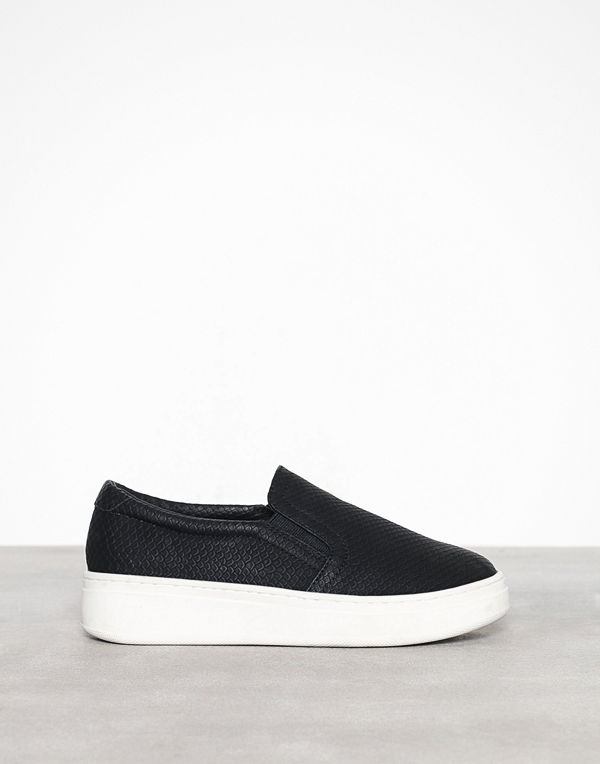 Duffy Slip-On Sneaker Snake Svart