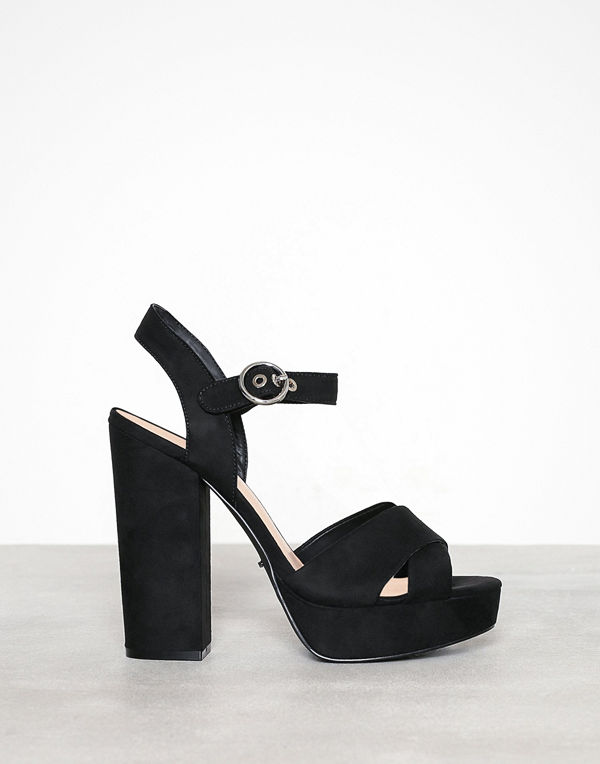 Only onlALLIE Wide Crossed Heeled Sandal