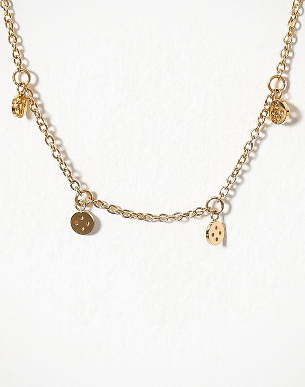 Bovou armband Button Chain