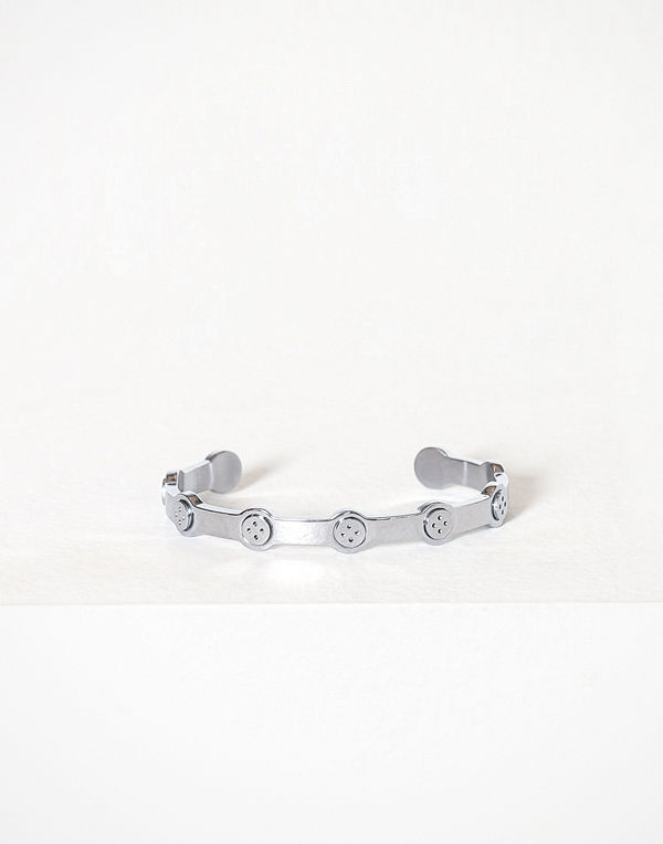 Bovou armband Button Open