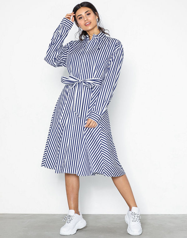 Polo Ralph Lauren Ls Ela Sd-Long Sleeve-Casual Dress Navy