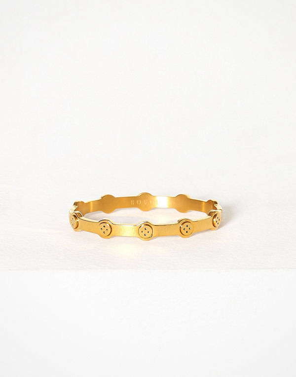 Bovou armband Button Closed