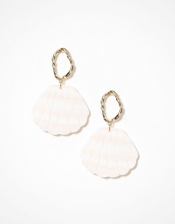 Freedom by Topshop örhängen Shell Drop Earrings