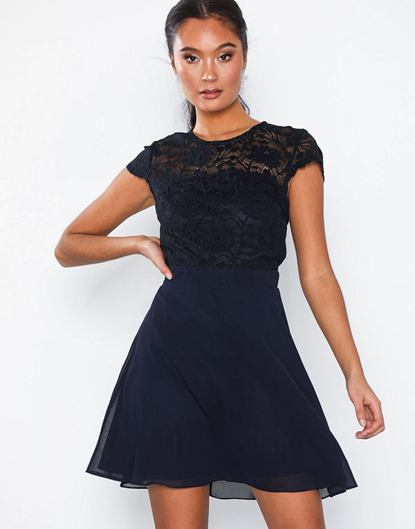NLY Eve Rose Lace Skater Dress