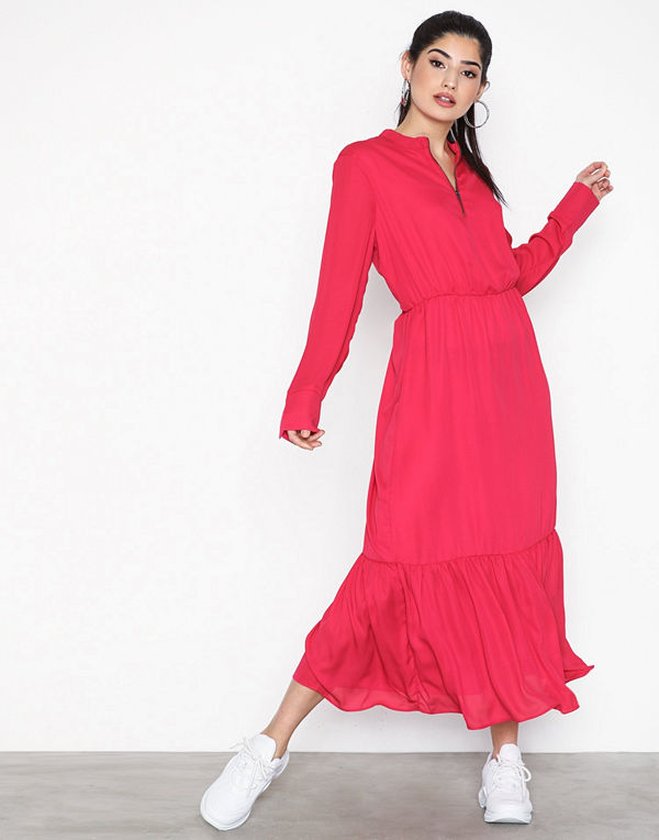 Only onlTHEA L/S Zip Dress Wvn