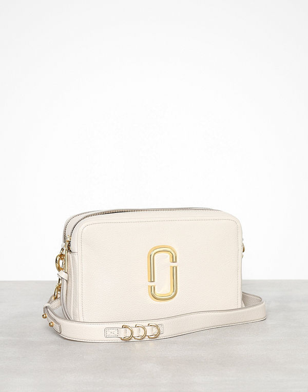 The Marc Jacobs vit axelväska The Softshot 27