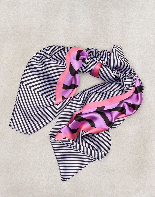 Only onlWAAVES Weaved Scarf Pink Lemonade