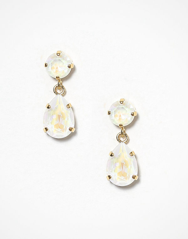 Caroline Svedbom örhängen Mini Drop Earrings Vit