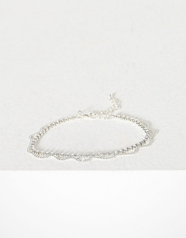 NLY Accessories smycke Crystal Chain Anklet