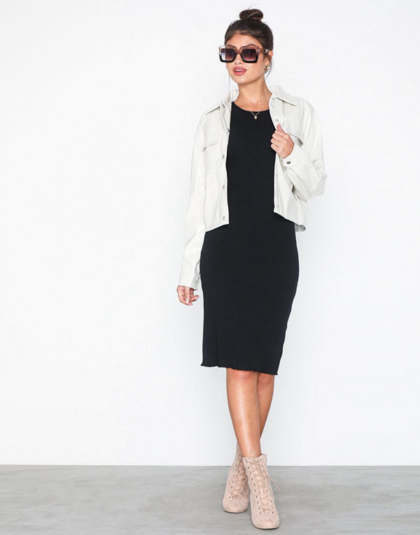 NLY Trend Frill Edge Midi Dress